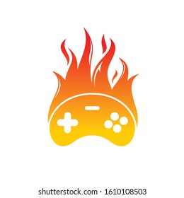 Vector Game Controller Logo Icon Design Template