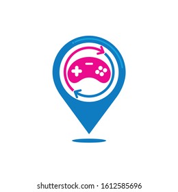 Vector Game Controller Logo Icon Design Template