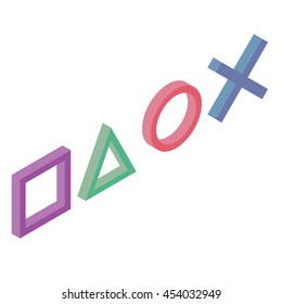 Vector Game Elements Figure