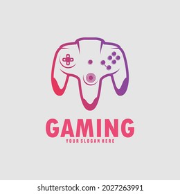 vector game joystick illustration logo design