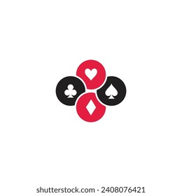 Vector game logo design concept