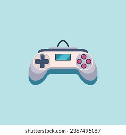 vector game stick, simple game console