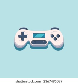 vector game stick, simple game console