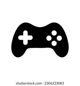 vector games - Vector icon flat illustration on white background. 