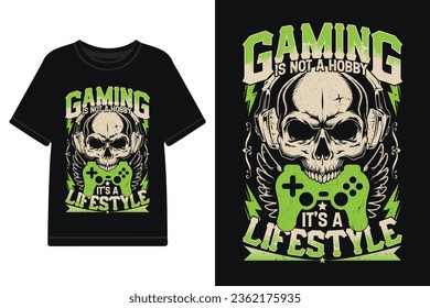 Vector gaming t-shirt design files