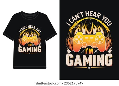 Vector gaming t-shirt design files