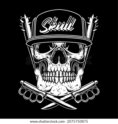 vector of gang skulls, good for design reference