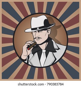Vector Gangster from the 1920s