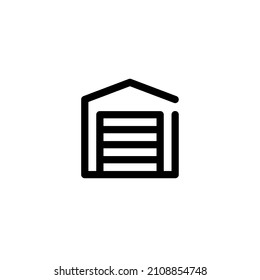 Vector garage Icon
Garage icon isolated on white background. Vector.
