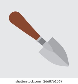 Vector de pala de mano de jardinería