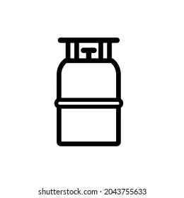 vector gas cylinder icon. Eps. 10.