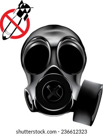 vector gas mask. Eps 10