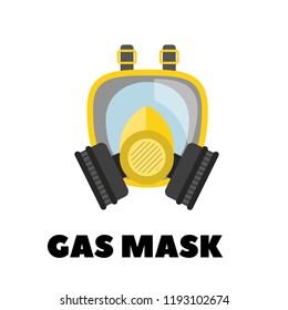 Vector gas mask icon 