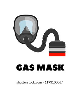 Vector gas mask icon 