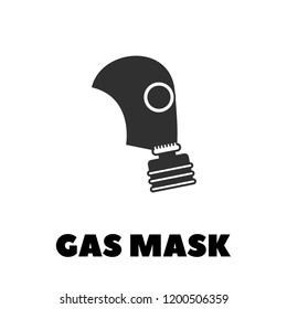 Vector gas mask icon 