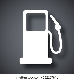 Vector gas station icon