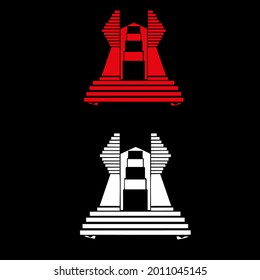 vector gate for city logo and symbol design