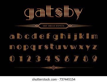 great gatsby font style