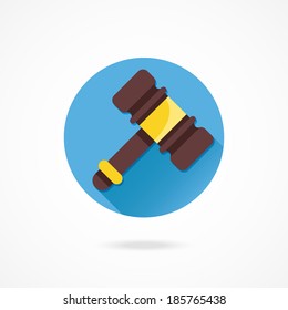 Vector Gavel Icon