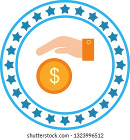 Vector Gaving Money Icon	