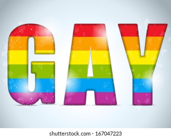 Vector - Gay Flag Circle Striped Sticker