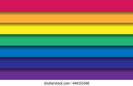 Vector gay flag. Gay pride flag. Flag of gay love. Gay pride. Gay pride flag.