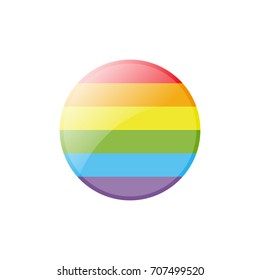 Vector gay round circle icon