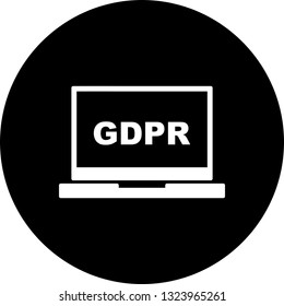 Vector GDPR Icon
