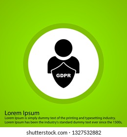 Vector GDPR Security men avatar Icon
