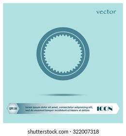 Vector Gear and Cog , friction