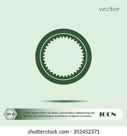 Vector Gear and Cog , friction