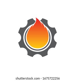 Vector Gear Logo Icon Design Template