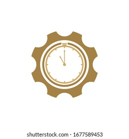 Plantilla de diseño de icono del logotipo de los engranajes vectores