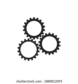Vector gear relationship for business concepts. Can be used for info-graphic, advertising printing, website, modern template, education template stock vector illustration