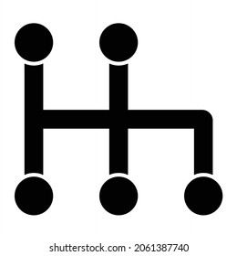 Diseño del icono de gafas de vectores
