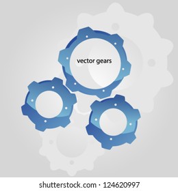 vector gears (cogs) background