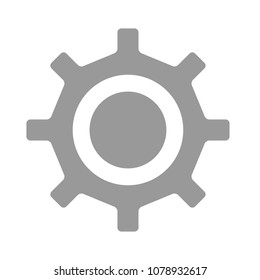 vector gears - cogs icon - settings symbol, industrial element isolated