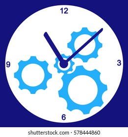 vector  gears gear and watches