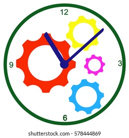 vector gears gear and watches