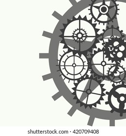 Vector of gears symbol or icon
