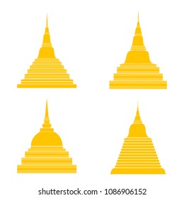 Vector general pagoda symbol - Illustration