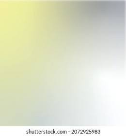 Vector, gentle, pastel, simple, trendy gradient. 2022, 2023 modern color. Isolated palette for design. Stretching color. Gray, yellow, white. Perfect, beautiful wonderful color transition. Glare