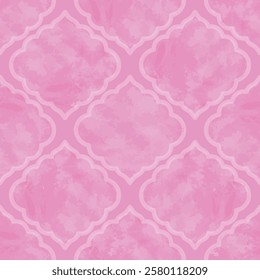 Vector gentle seamless geometric grunge watercolor pattern or textiles, wallpaper and packaging