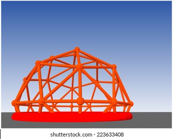 Vector geodesic dome