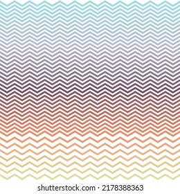 Vector geometreic seamless pattern, colorful zigzag
