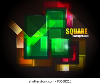 Vector geometric abstract background