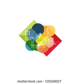 Fondo abstracto geométrico vectorial, elementos coloridos