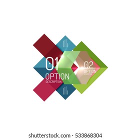 Vector geometric abstract background, colorful elements