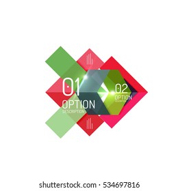 Vector geometric abstract background, colorful elements