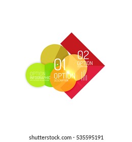 Fondo abstracto geométrico vectorial, elementos coloridos
